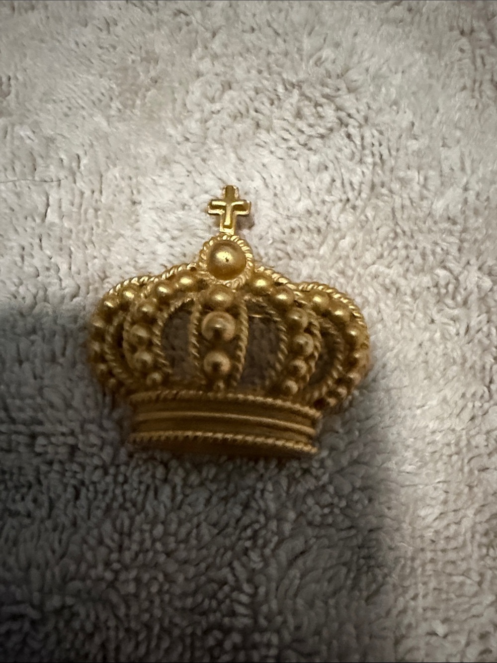 Anne Klein Gold Crown Hair Pin